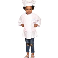 Career Role Play Dress-Up Bundle | 4-Piece Kids Costumes with Police, Firefighter, Surgeon & Chef Outfits