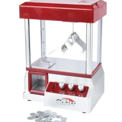 Carnival Crane Game | Classic Claw Machine with Music, Tokens & Prize Drop Fun