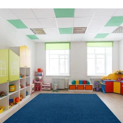 Carpet for Kids® Blueberry 4' x 6' Rectangle Classroom Rug