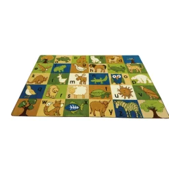 Carpet for Kids® Earthtone Animals Rug