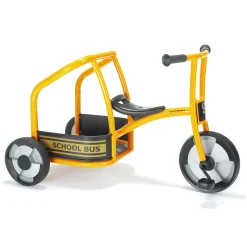 Carry-All School Bus Ride-On | Passenger Cargo Playground Vehicle with Safety Handrail