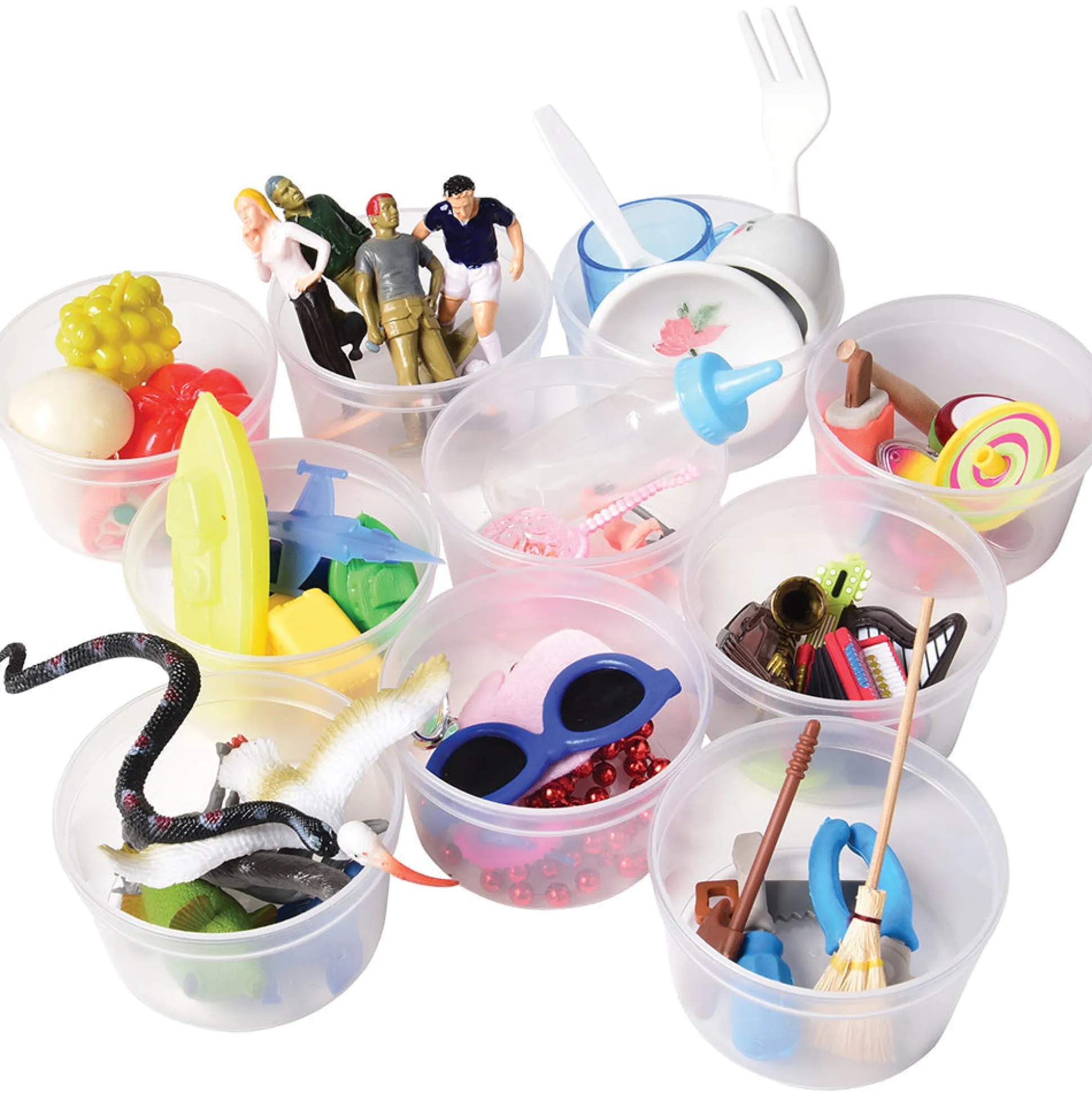 Category Sort Learning Set | Hands-On Classification Activity with 50 objects & 10 sorting cups