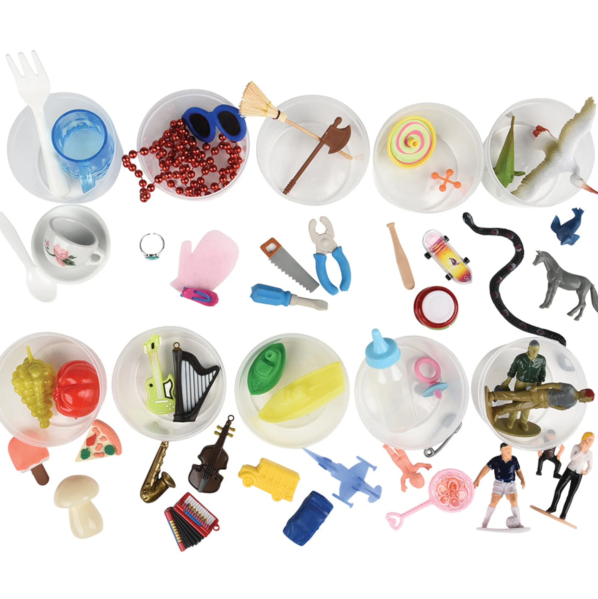 Category Sort Learning Set | Hands-On Classification Activity with 50 objects & 10 sorting cups