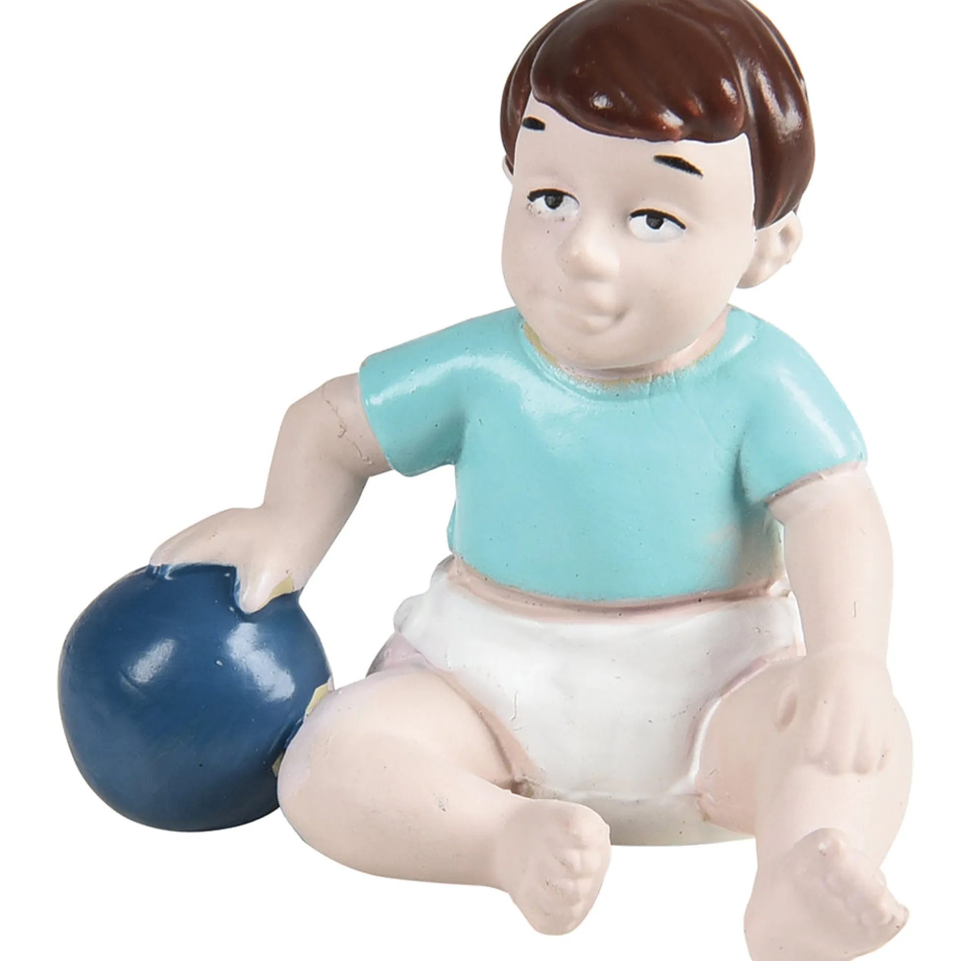 Caucasian Pretend Play Vinyl Family Figurines | 8 Piece Set