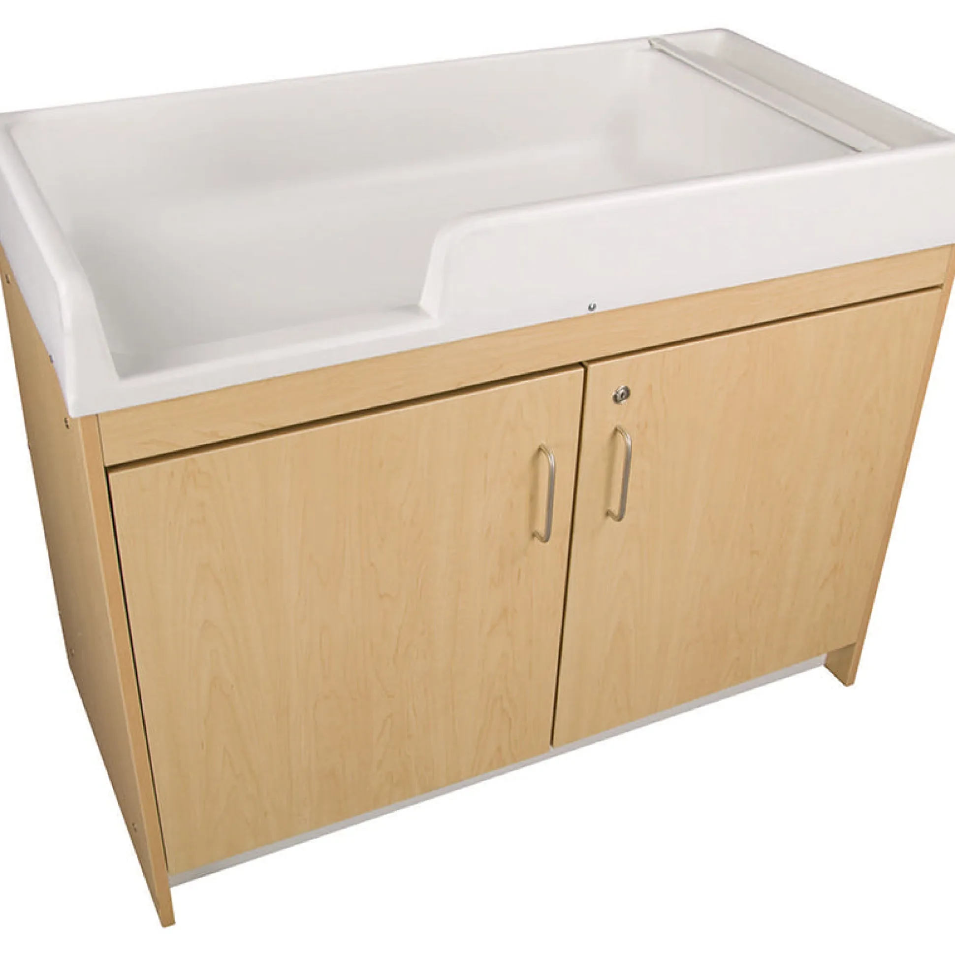 Changing Table & Cabinet-Maple