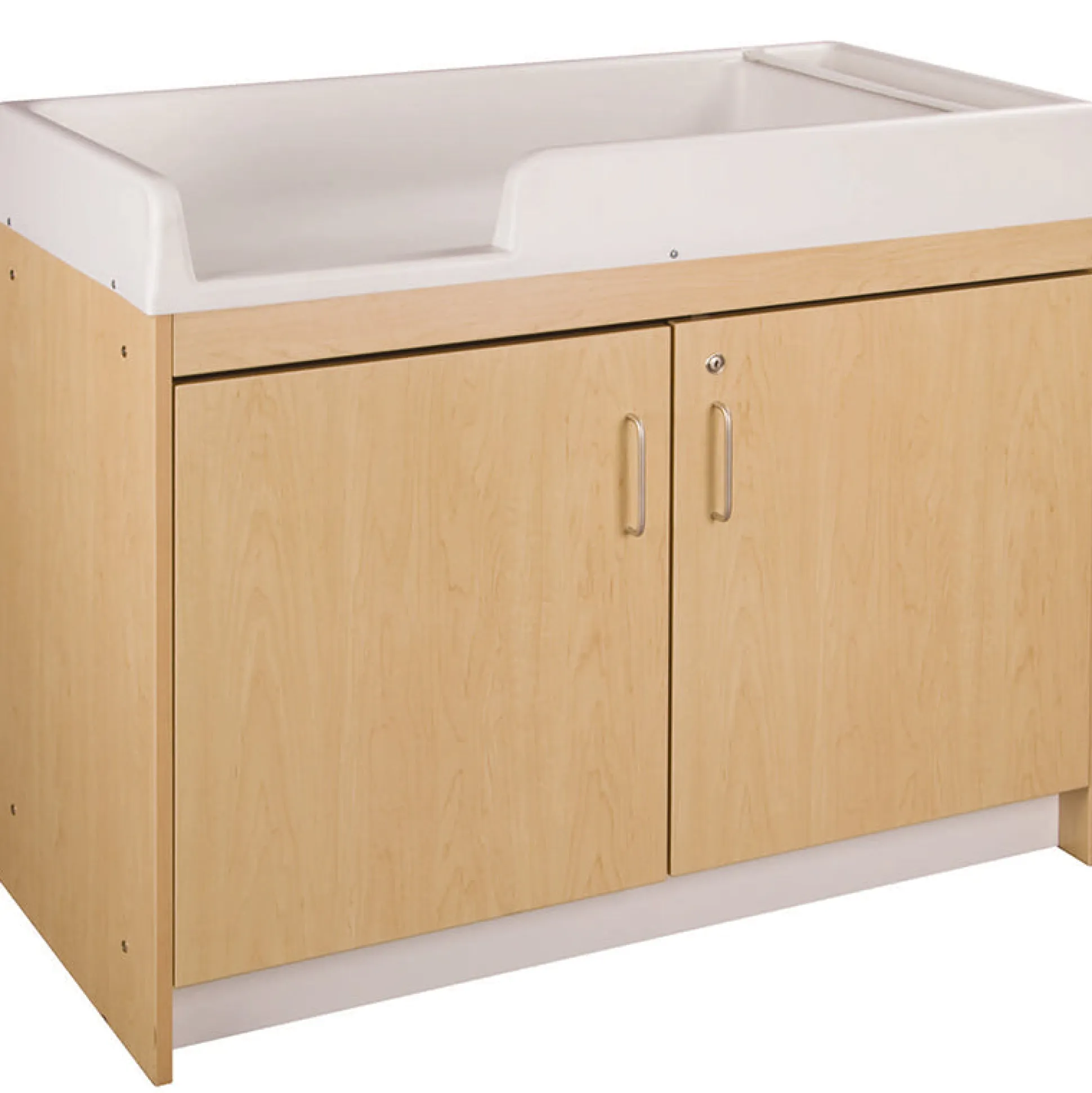 Changing Table & Cabinet-Maple