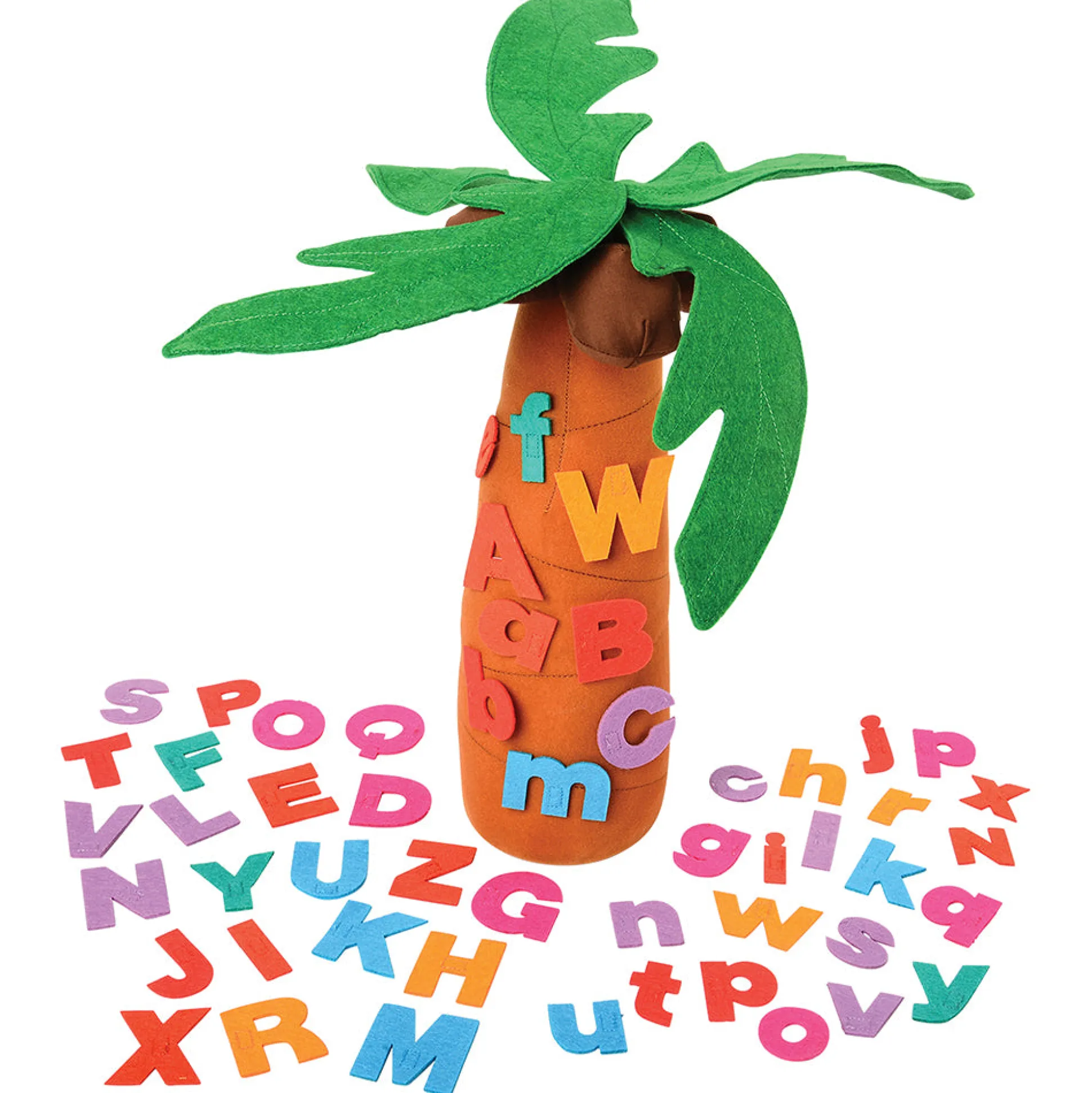 Chicka Chicka Boom Boom Alphabet Tree Set | 14" Fabric Tree with 52 Uppercase & Lowercase Letters*