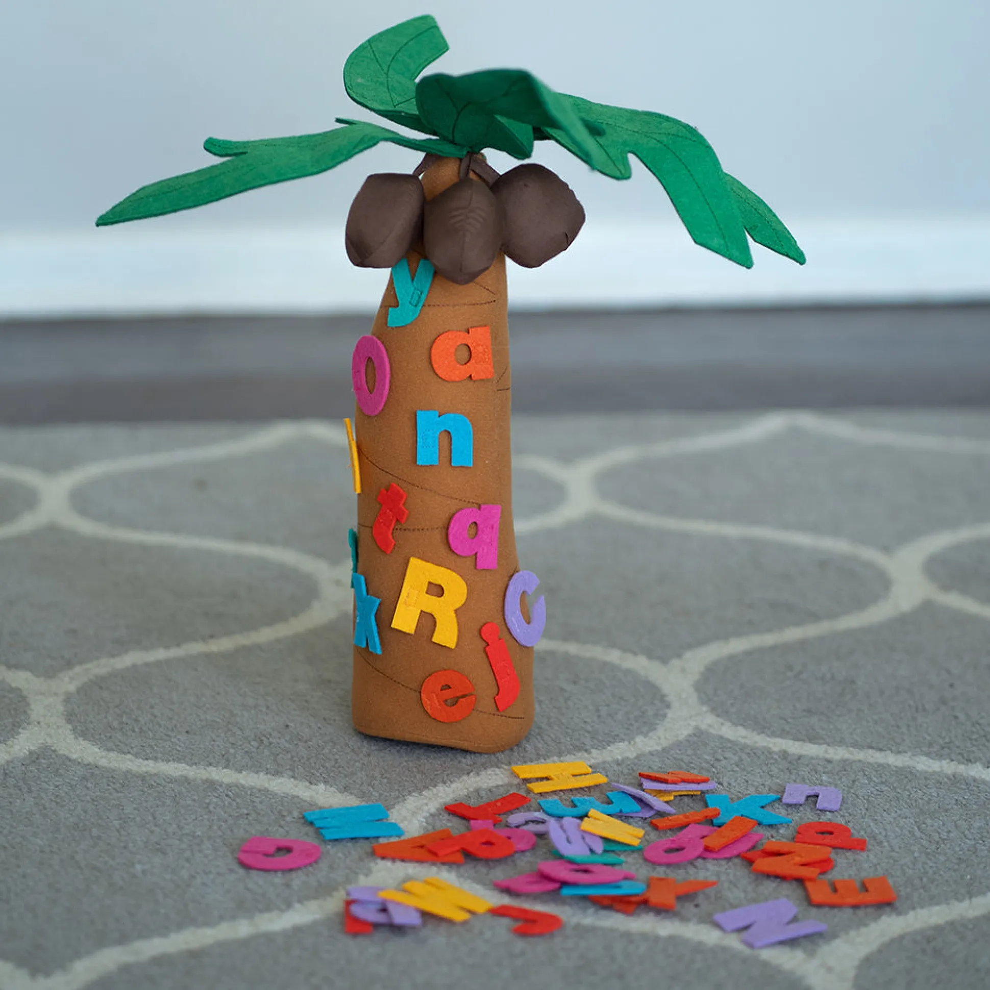 Chicka Chicka Boom Boom Alphabet Tree Set | 14" Fabric Tree with 52 Uppercase & Lowercase Letters*