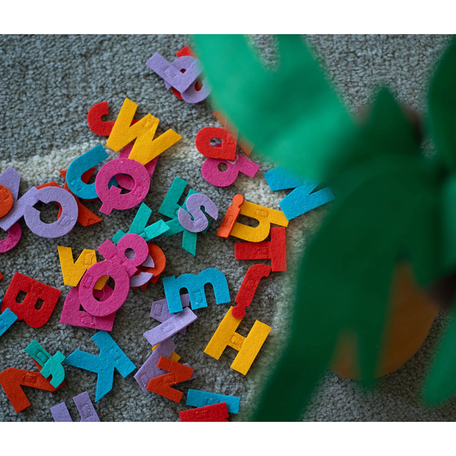 Chicka Chicka Boom Boom Alphabet Tree Set | 14" Fabric Tree with 52 Uppercase & Lowercase Letters*