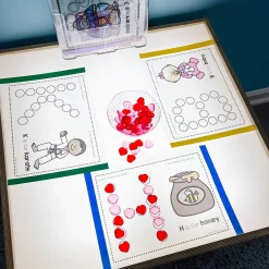 Child-Size LED Light Table with Storage