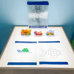 Child-Size LED Light Table with Storage