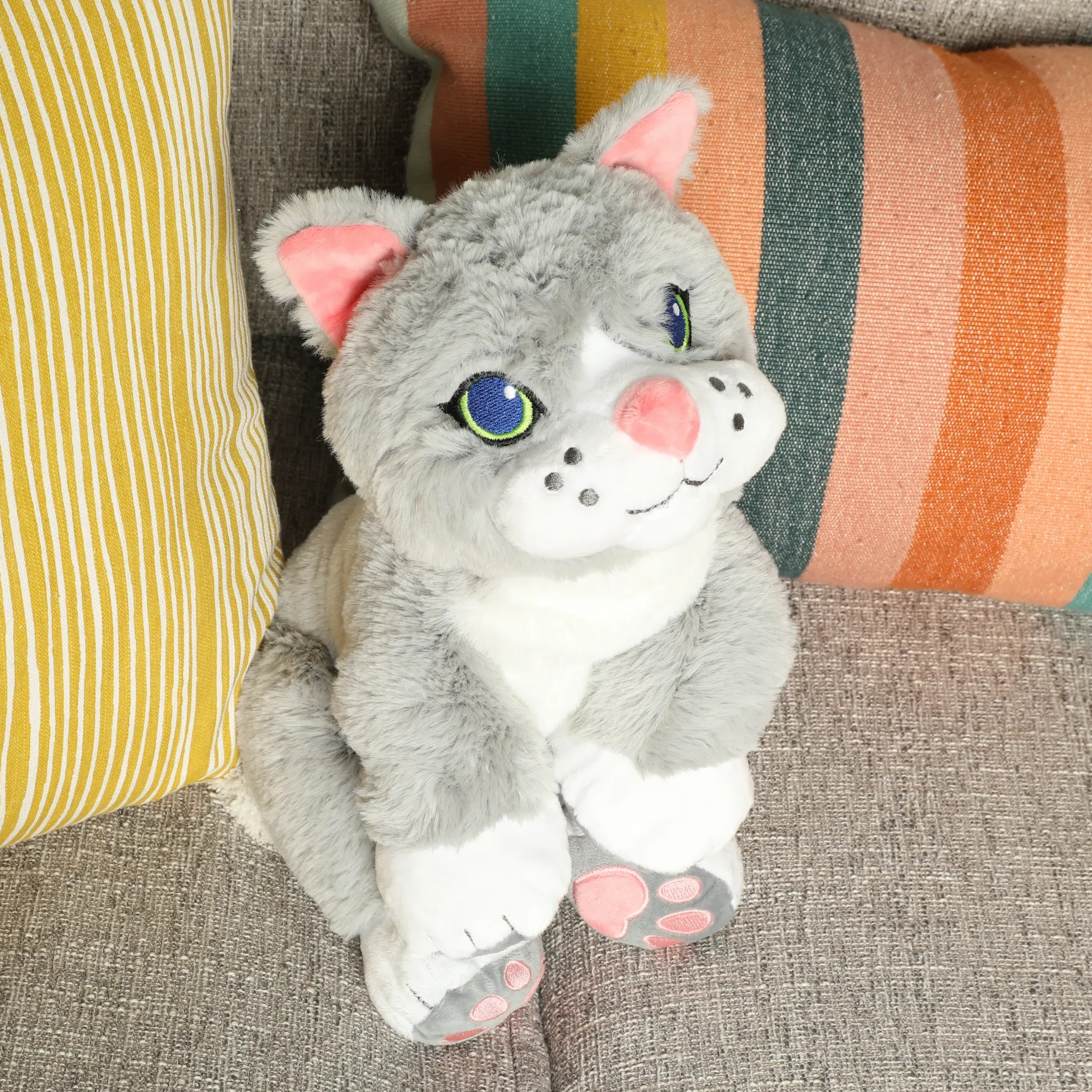 Chloe the Comfort Cat | Weighted Sensory Plush | Calming Therapy Companion with Hot & Cold Pack