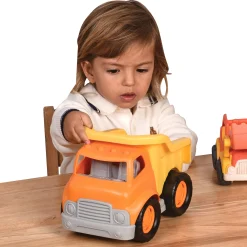 Chunky Community Helpers Vehicle Set | 4-Piece Push & Roll Trucks | Indoor/Outdoor