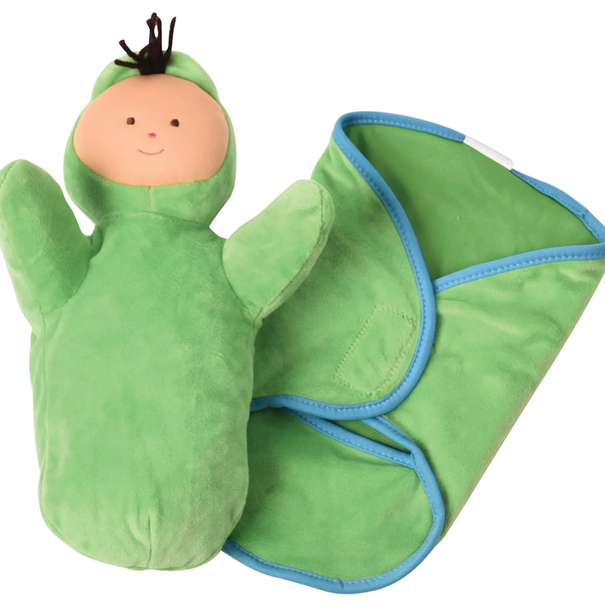 Circle Time Swaddle Babies Set | 4 Super-Soft Baby Dolls with Matching Pocket Swaddle Blankets