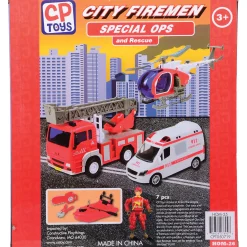 City Fire Special Ops & Rescue Playset | Lights, Sounds, and Rescue Action