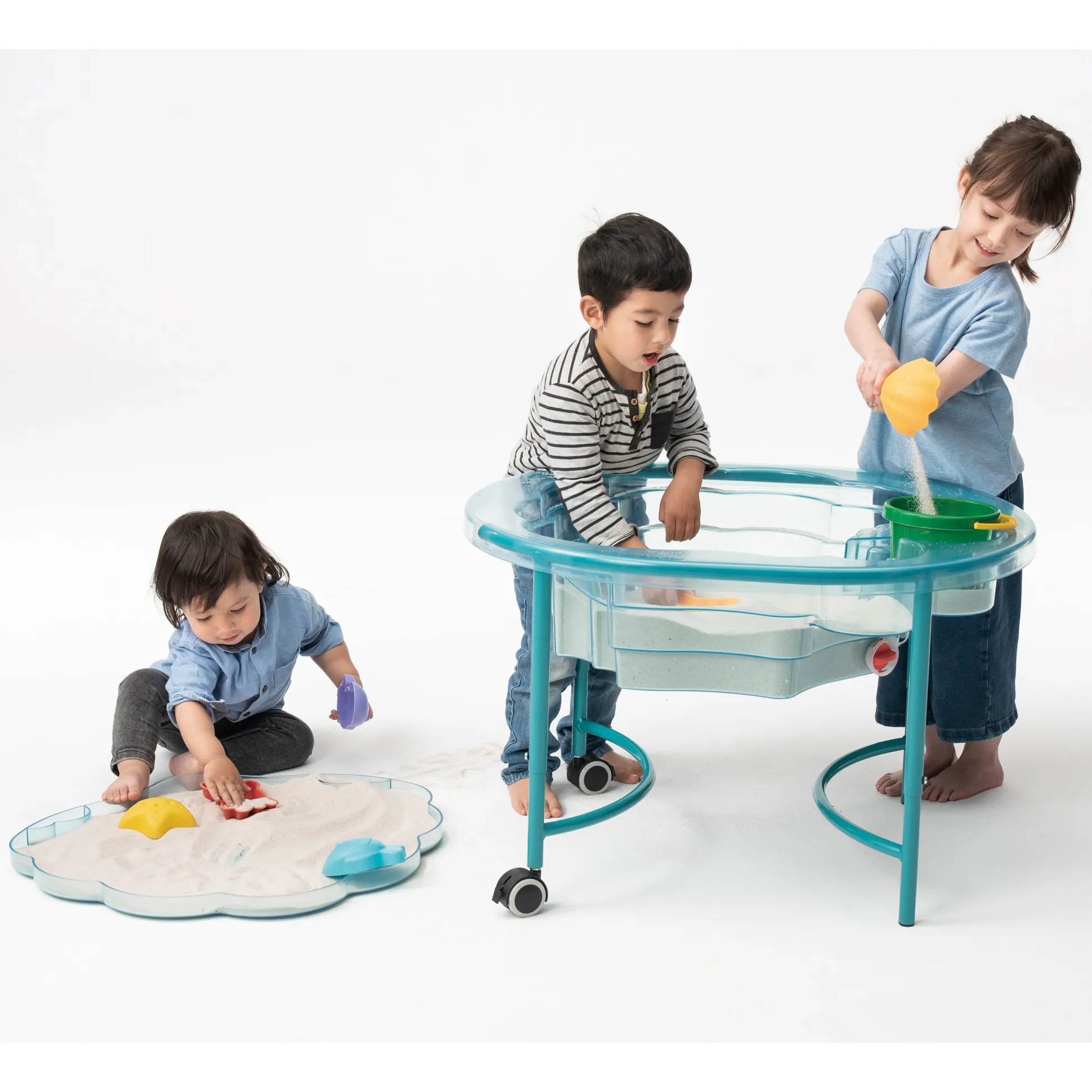Clam-Shaped Sand & Water Sensory Table | Early Childhood Sensory & STEM Learning Station