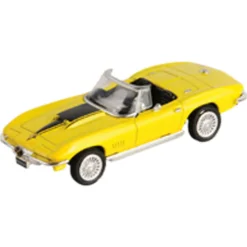 Classic Car Transport Truck Playset with 6 Die-Cast Convertibles – 18