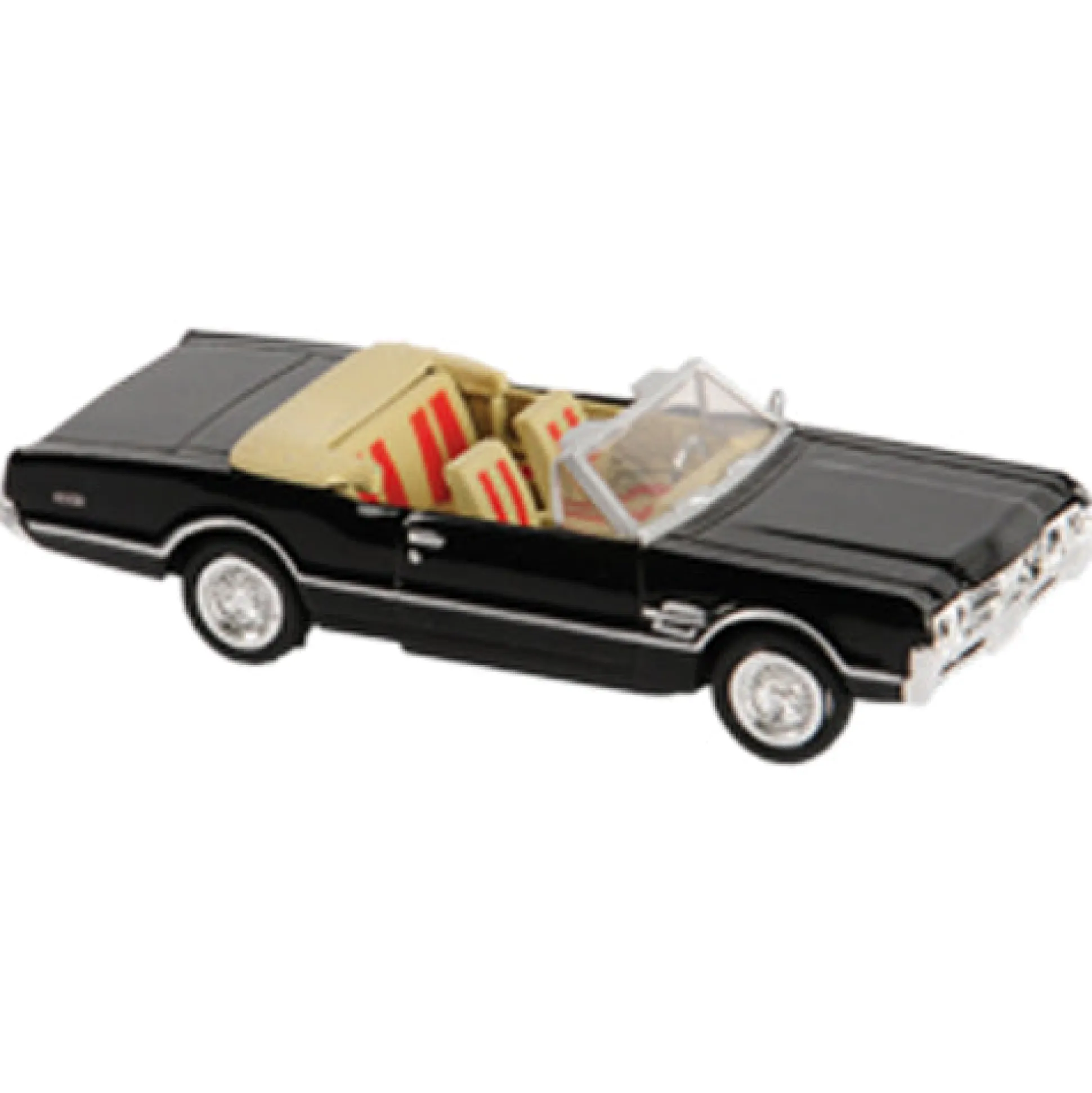 Classic Car Transport Truck Playset with 6 Die-Cast Convertibles – 18"