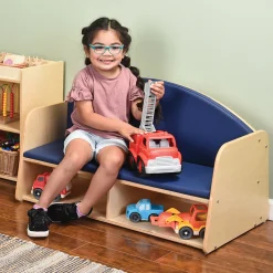 Classic Classroom Couch with Storage | Child-Sized & Durable