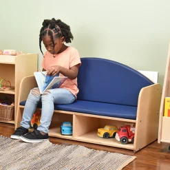 Classic Classroom Couch with Storage | Child-Sized & Durable