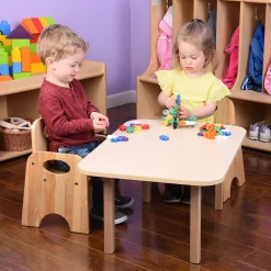 Classic Hardwood Toddler Table | Durable, Scratch-Resistant Activity Table