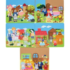 Classic Stories Flannel Board Set | Interactive Felt Storytelling with 5 Favorite Tales