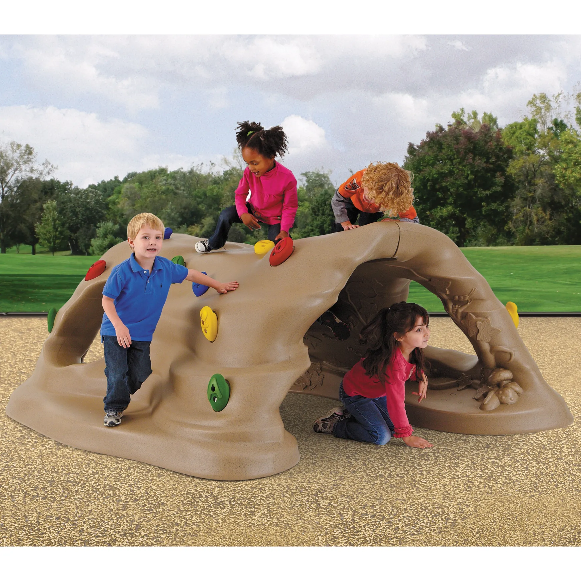Climb and Discover Cave | Nature-Themed Playground Climber