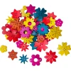 Coconut Shell Flower Counters | Set of 50 Natural Math Manipulatives