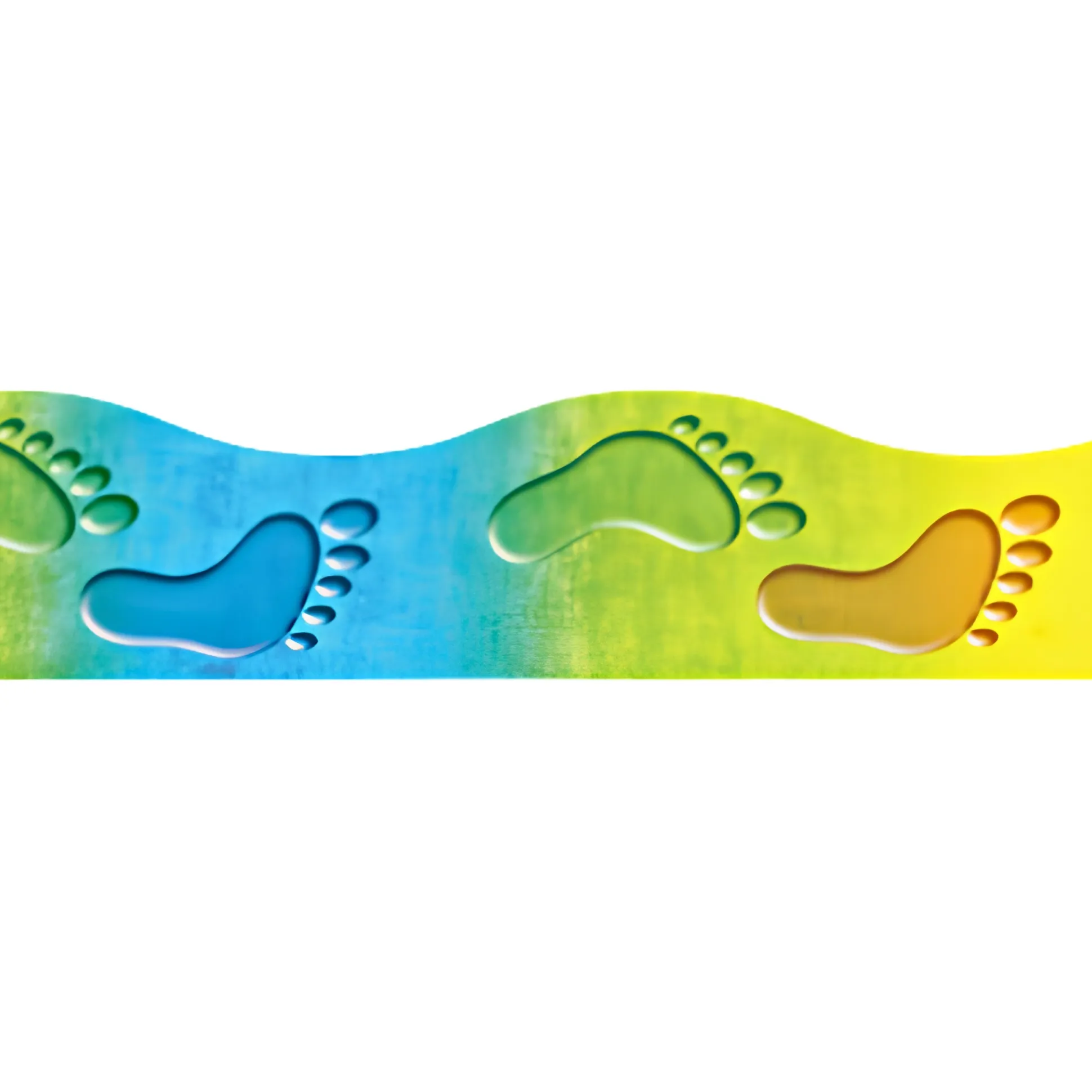 Colorblend Footprints Border Terrific Trimmers® - 39 ft