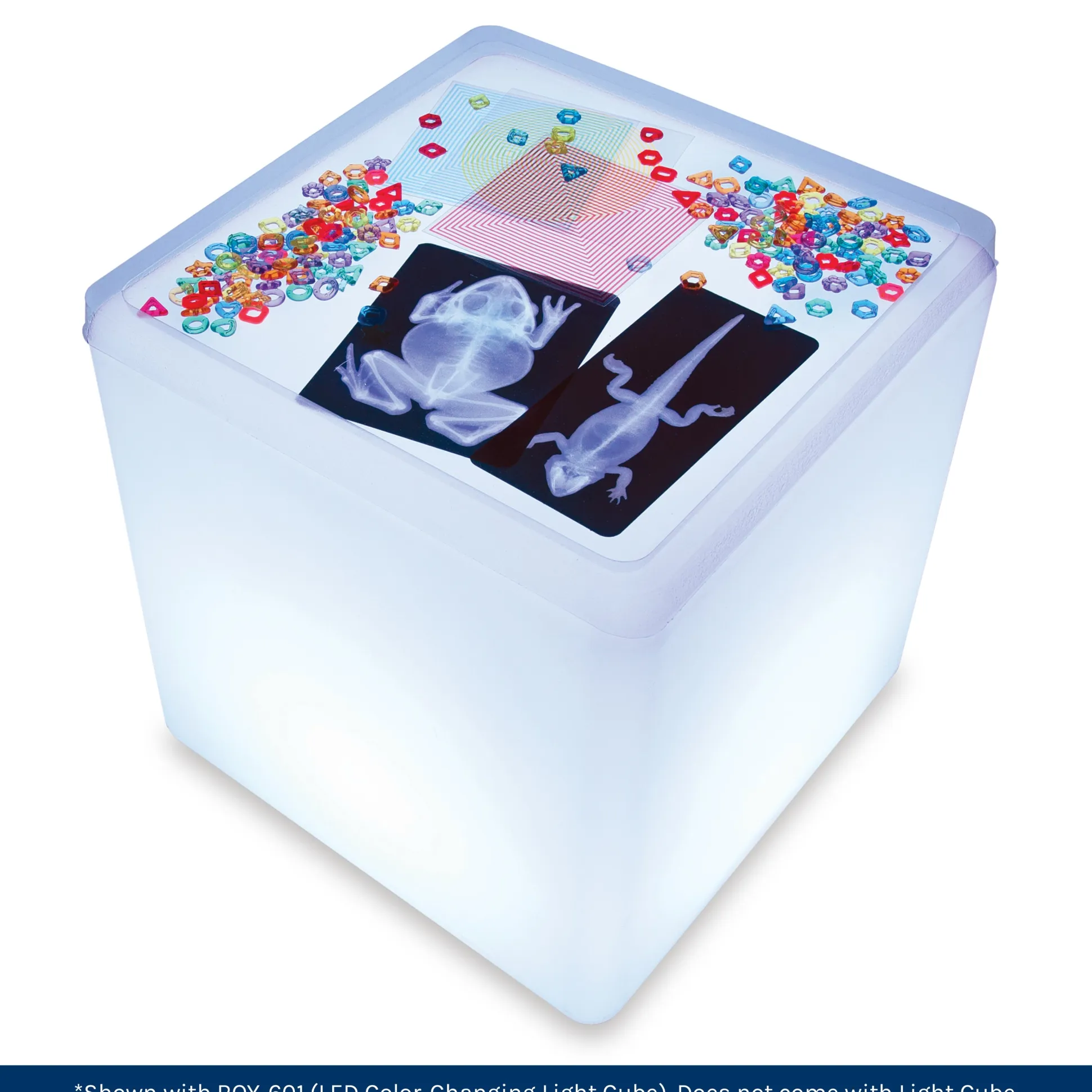 Color-Changing LED Light Cube Sensory Exploration Kit