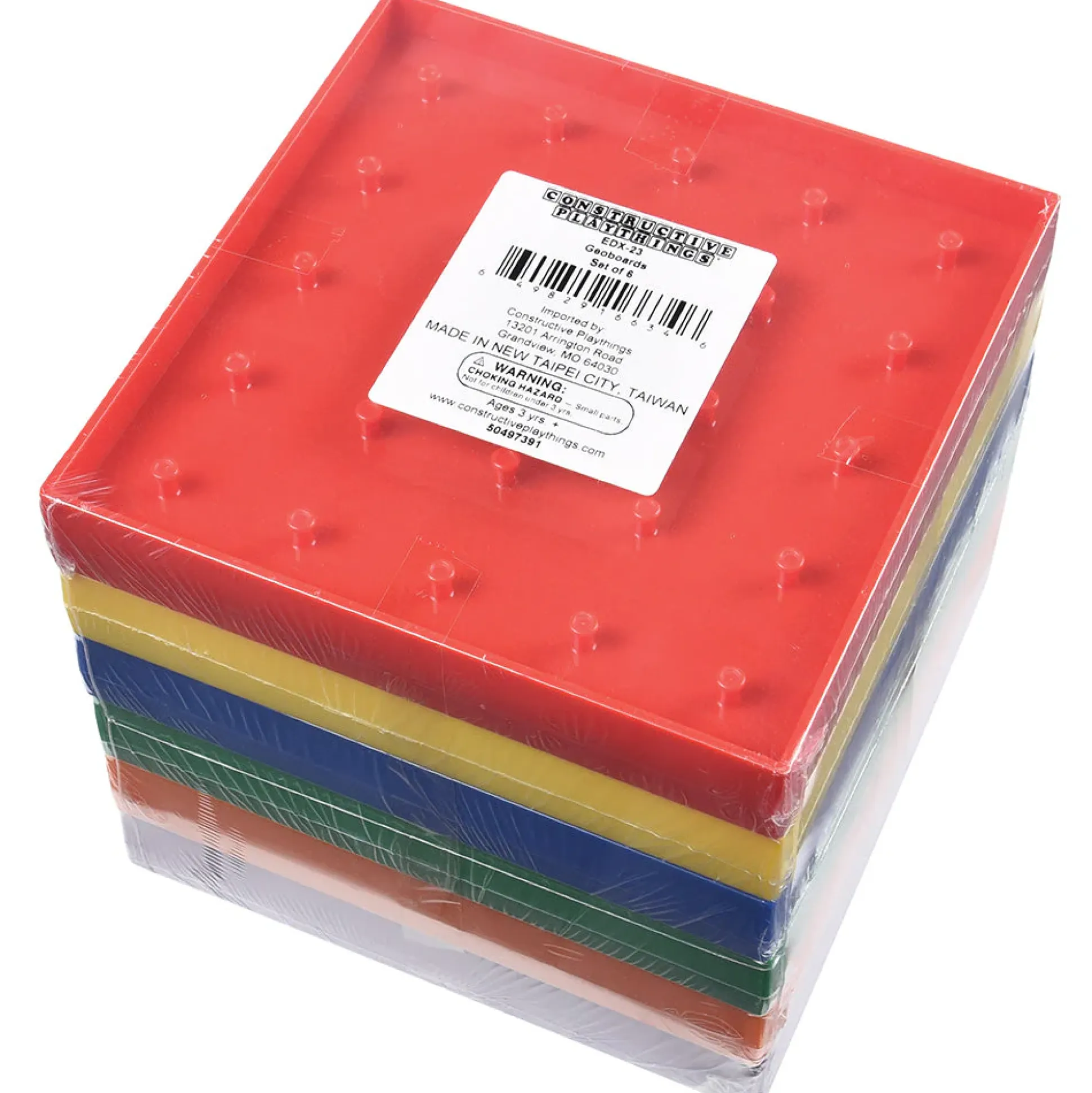 Colorful Double-Sided Geoboards Set | Explore Shapes & Symmetry