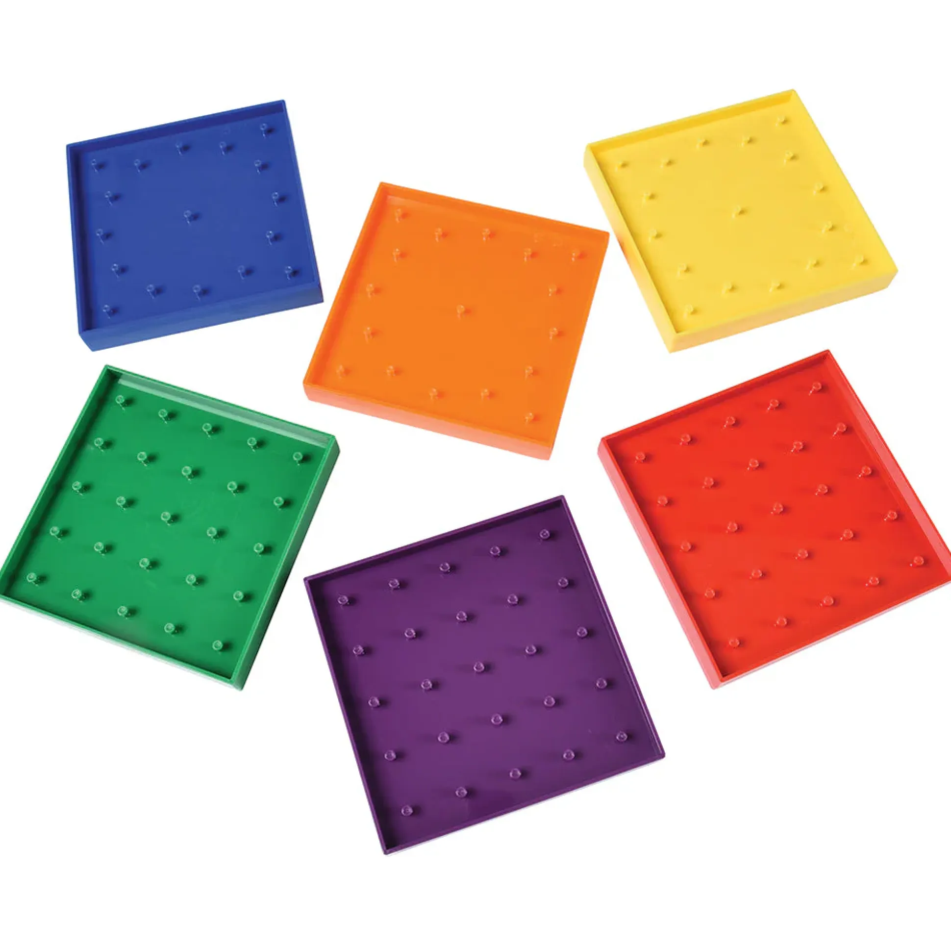 Colorful Double-Sided Geoboards Set | Explore Shapes & Symmetry