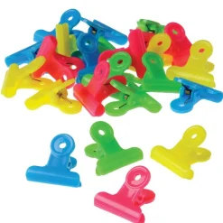 Colorful Plastic Mini Clips - Set of 24