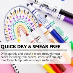 8 Colors Broad Line Jumbo Washable Markers