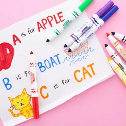 8 Colors Broad Line Jumbo Washable Markers