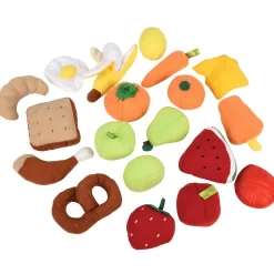 Color Sorting Food Bag Set | 24-Piece Soft & Washable Early Learning Toy