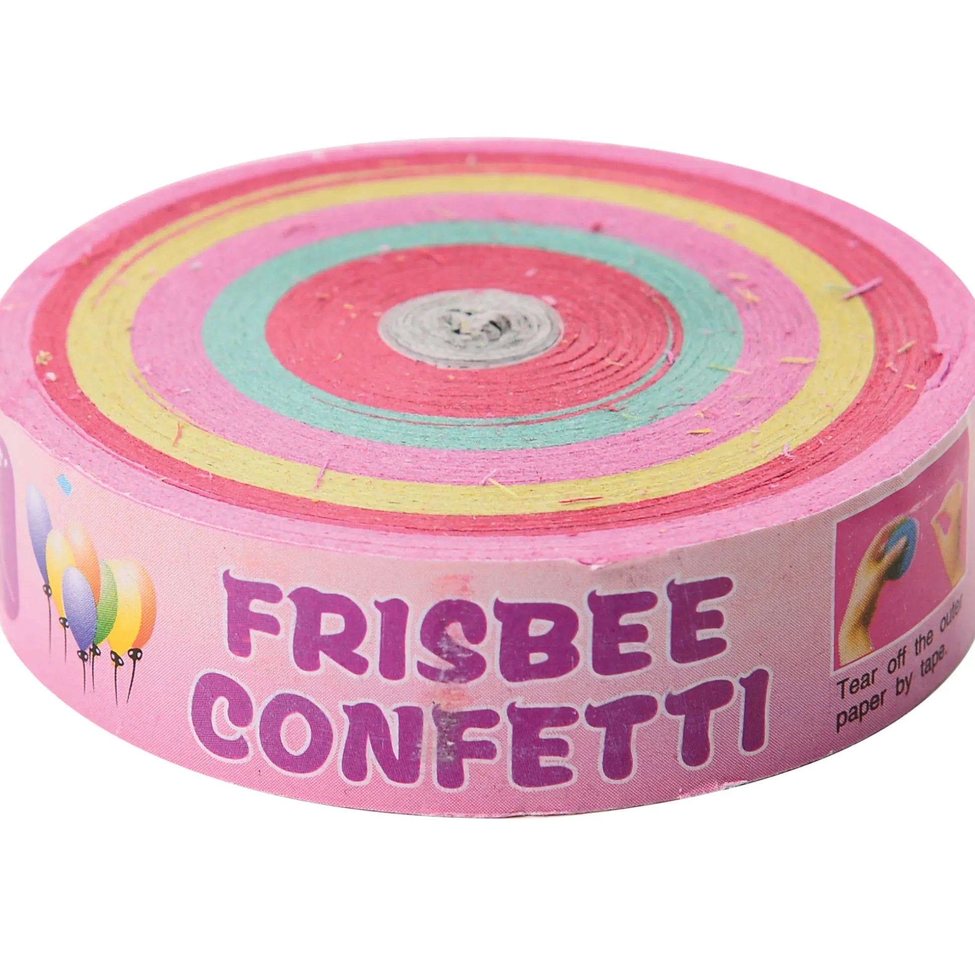 Confetti Paper Rolls – 59 ft, Assorted Colors, 4-Pack