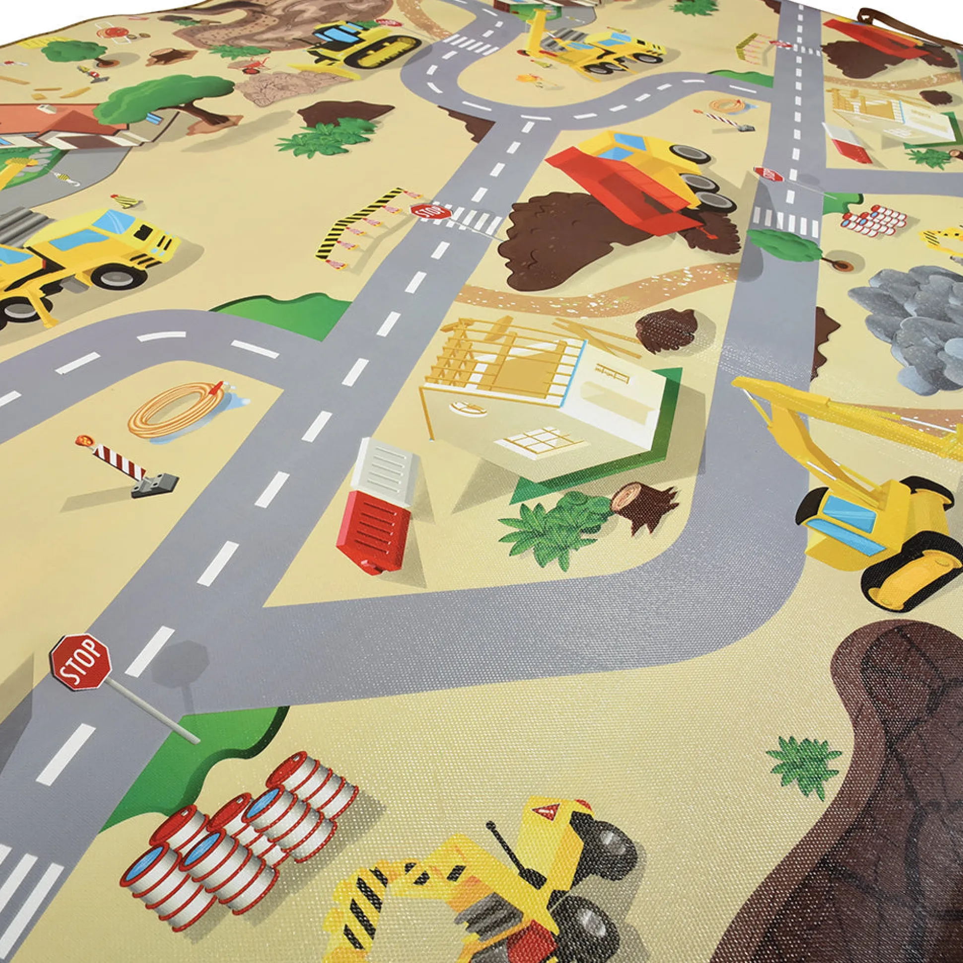 Construction Road Play Mat – Wipe Clean Surface