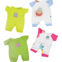 Constructive Playthings® 4-Pack Doll Sleepwear Set for 10