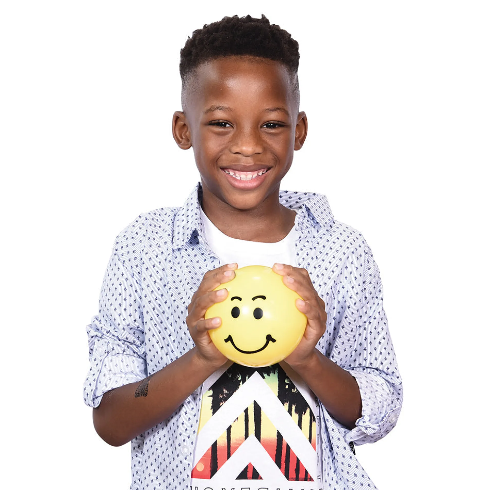 Constructive Playthings® 6-Piece Vinyl Expressive Balls Set | Emotional Development Aid
