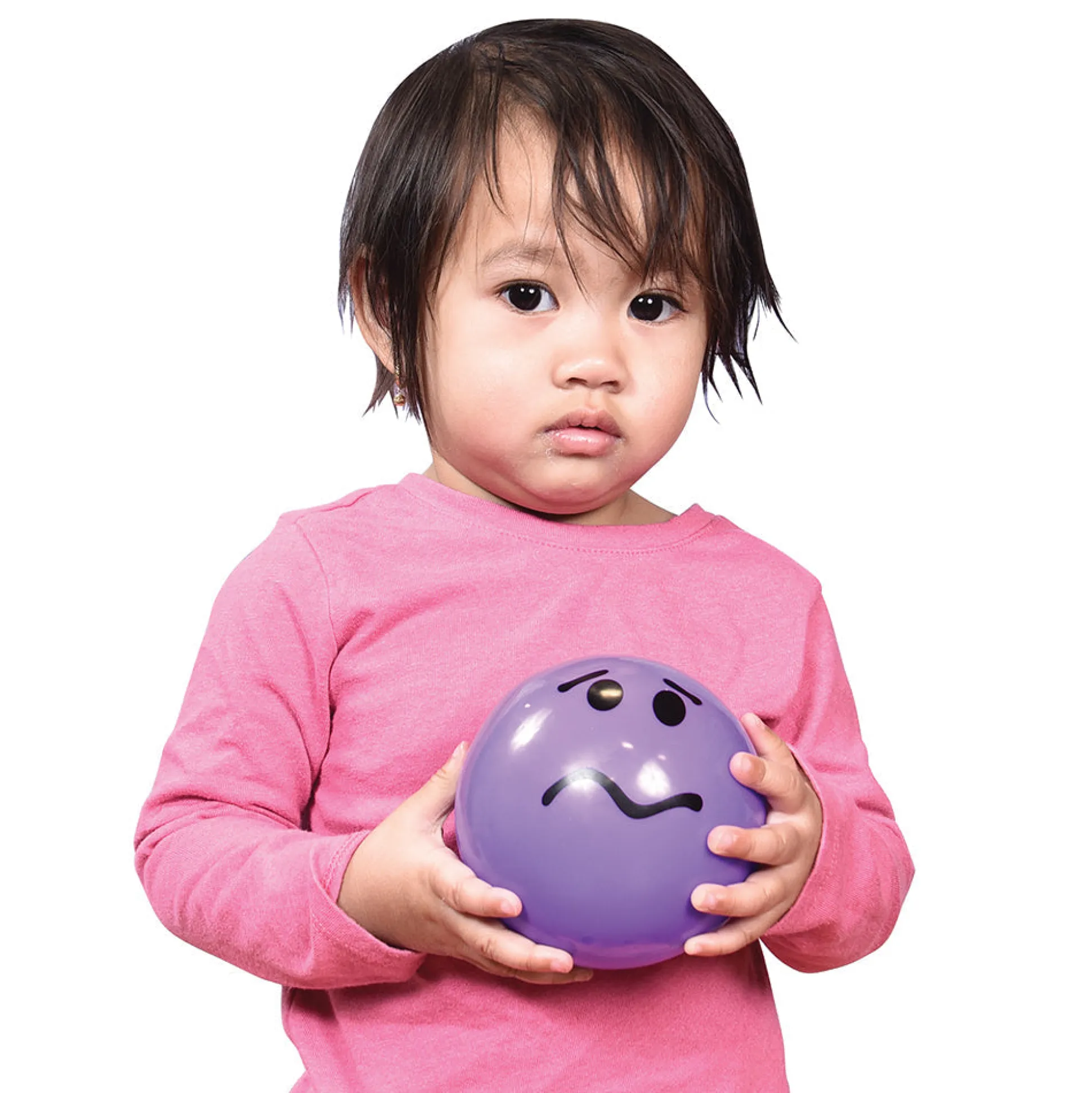 Constructive Playthings® 6-Piece Vinyl Expressive Balls Set | Emotional Development Aid