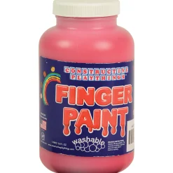 Constructive Playthings® Red Washable Finger Paint - Pint