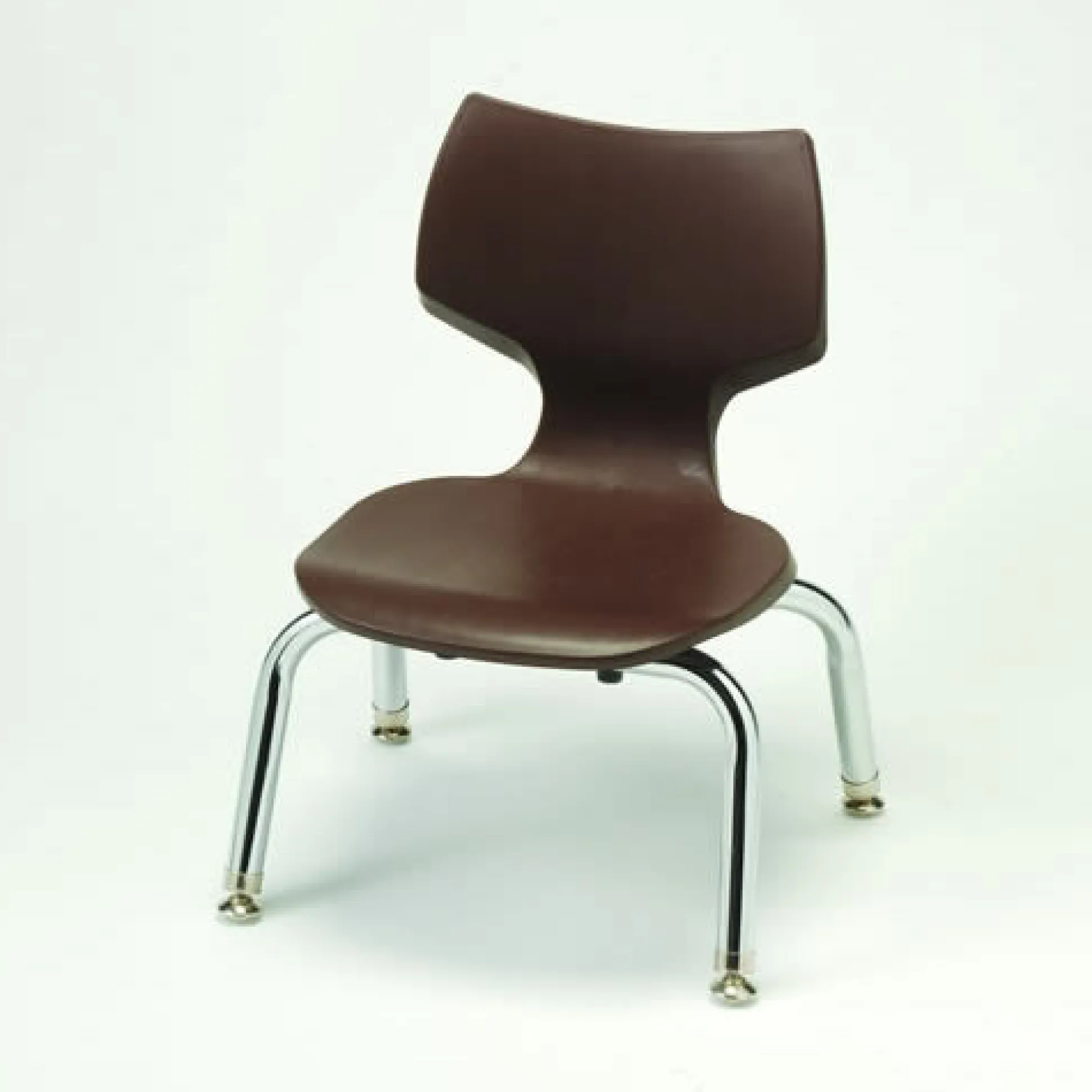 Contemporary T-Back Chairs-12 inch-Mocha