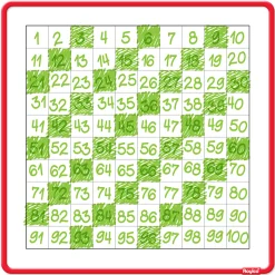 Count To 100 Dry Erase Boards