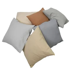 17" Cozy Floor Pillows | 6-Piece Soft Foam Cushion Set | Elements Collection