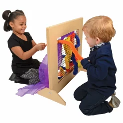 Creative Weaving Frame Set | Complete Classroom Kit with Wooden Frame, Scarves & Noodles