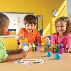 Critical Thinking Puzzle Game for Kids – 20 Activity Cards & Multicolor Blocks – Spatial Reasoning, Pattern Matching & STEM Learning, Ages 5-13