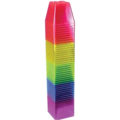 Crystal Color Stacking Cups