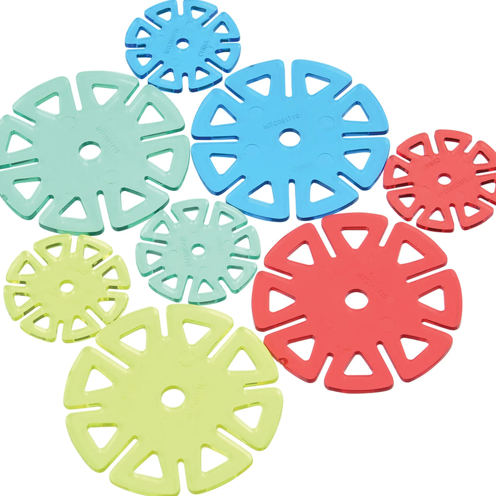 Crystal Connectors Building Discs – 300-Piece Translucent STEM Construction Set for Kids Ages 3+