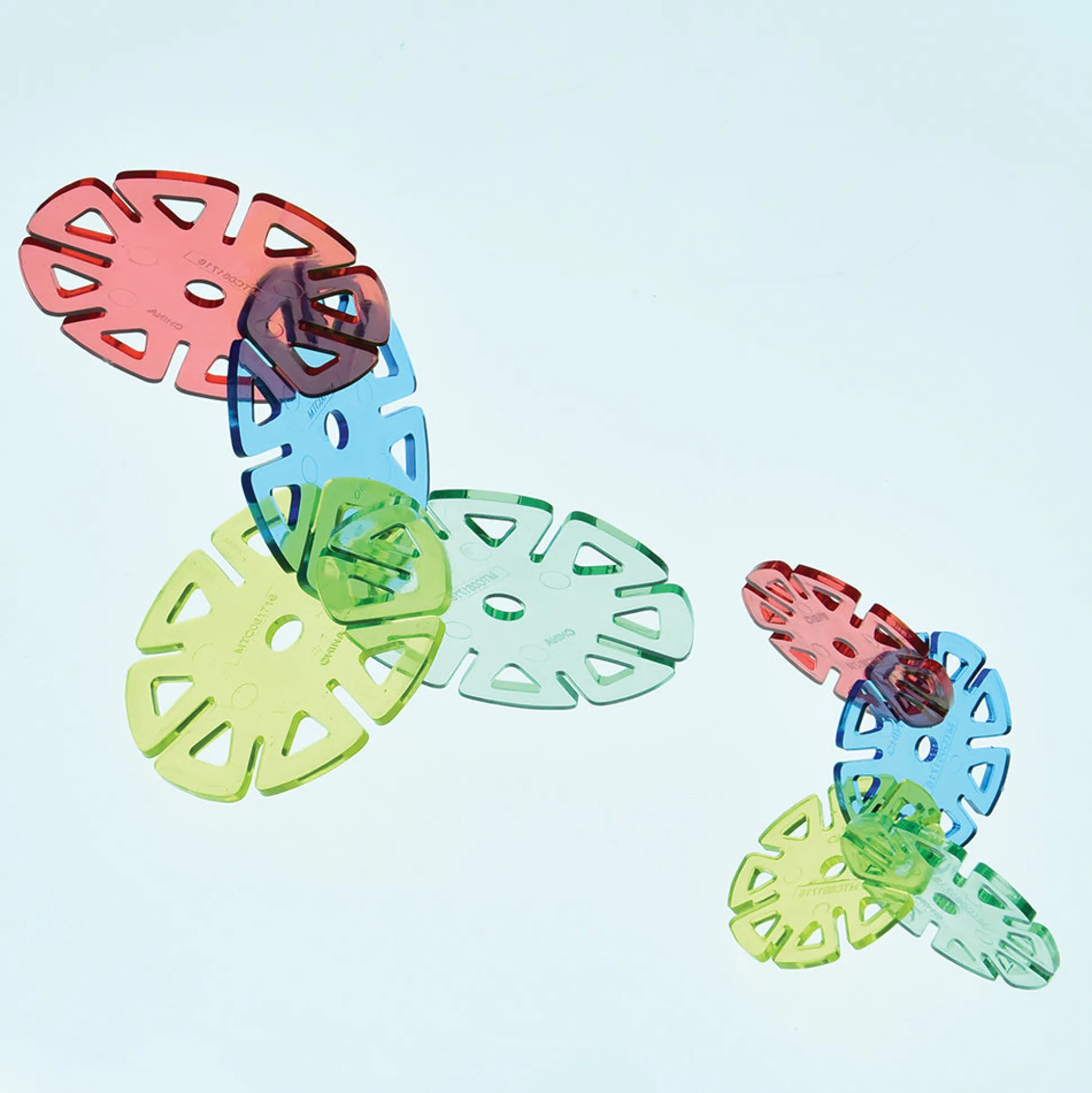 Crystal Connectors Building Discs – 300-Piece Translucent STEM Construction Set for Kids Ages 3+